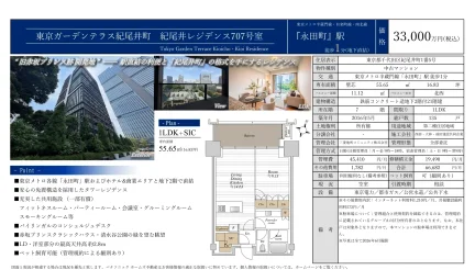 東京ガーデンテラス紀尾井町 紀尾井レジデンス707号室 707号 0