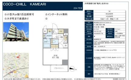 COCO-CHILL KAMEARI 204号 0