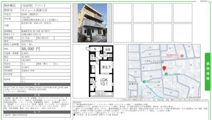 セジュール武庫之荘 00302号 0