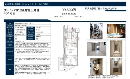 クレイシアIDZ練馬富士見台 404号 0