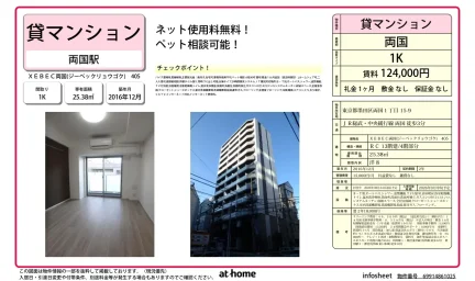 Modern Studio Condo Near Station in Ryogoku 0