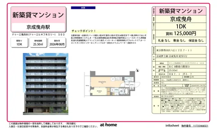 Brand New 1DK Condo Near Station in Yahiro 0