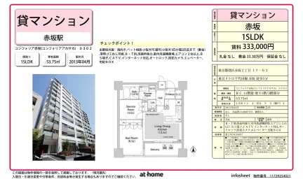 1SLDK Condo Near Station in Akasaka akasakabizutawa(chikai.kais 0