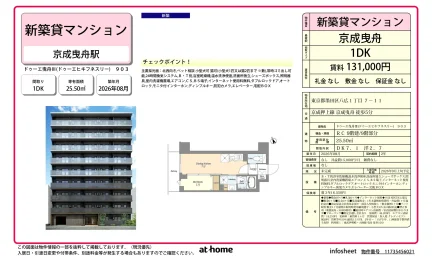 Brand New 1DK Condo Near Station in Yahiro 0