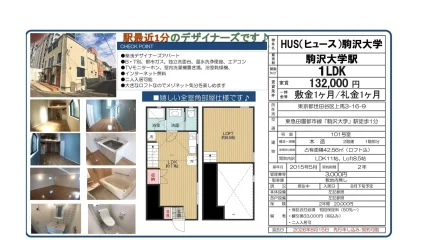 HUS (ヒュース) 駒沢大学 101号室 0