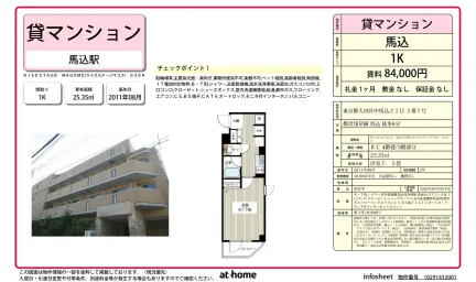 Studio Condo Near Station in Nakamagome 0