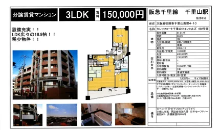 セレッソコート千里山ツインヒルズ 602号 0