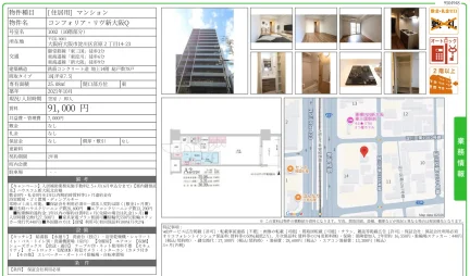 コンフォリア・リヴ新大阪 Q 1002号 0