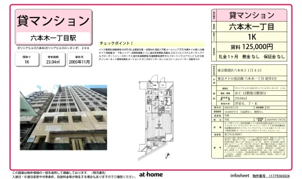 Studio Condo Near Station in Roppongi sumitomofudosanroppongigur 0