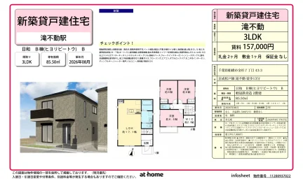 Brand New 3LDK House in Kanasugicho 0