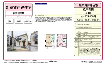 Brand New 3LDK House in Sendabori 0
