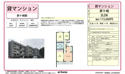 Charming 3LDK Condo in Nakakaigan 0
