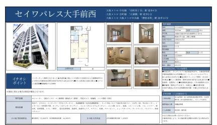 セイワパレス大手前西 1201 0