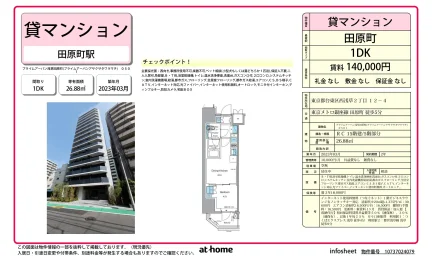 Modern 1DK Condo Near Station in Nishiasakusa 0