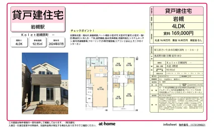 Brand New 4LDK House in Nishiharadai 0