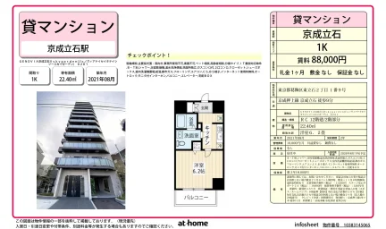 Modern Studio Condo in Higashitateishi 0