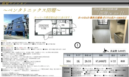 ペンタトニックス田端 304 0