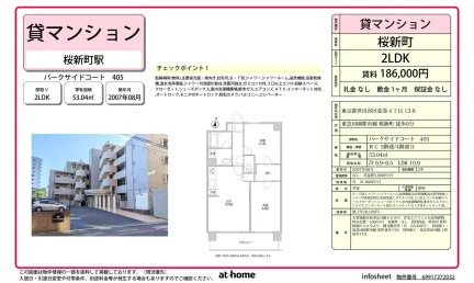 パークサイドコート 405号 0