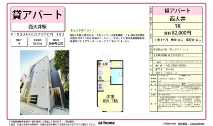 Modern Studio Condo Near Station in Futaba 0