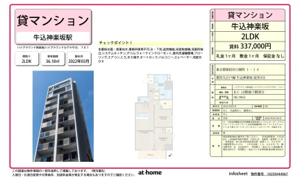 Modern 2LDK Condo Near Station in Shiroganecho 0