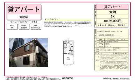 Studio Condo in Nishishinagawa 0