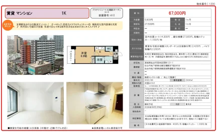 プラチナスイート五橋駅ガーデンコート 410号 0