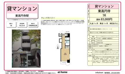 Studio Condo Near Station in Umezato 0