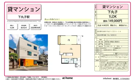 Modern 1LDK Condo Near Station in Shimomaruko 0