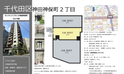 サンウッドフラッツ神田神保町 102号室 0