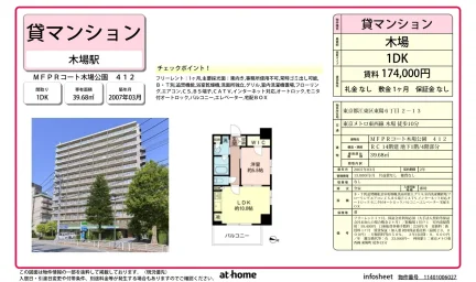 1DK Condo in Toyo 0