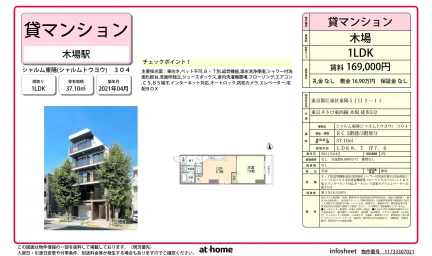 Modern 1LDK Condo Near Station in Toyo 0