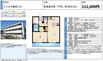 メルセ弐番館102 102号 0