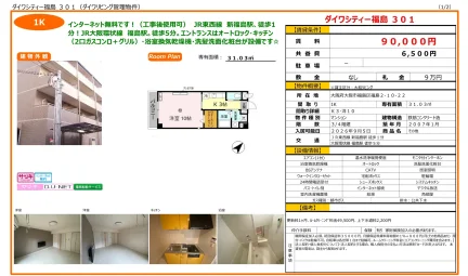 ダイワシティー福島 301 301号 0