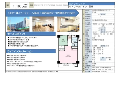 ドリームハイツ1号棟 1LDK 0