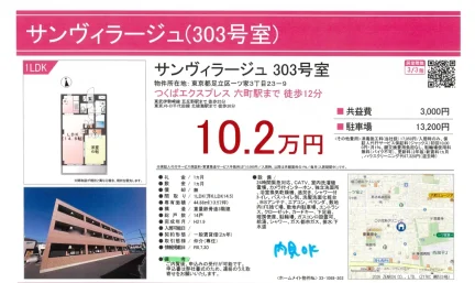 1-Bedroom Condo in Hitotsuya 0