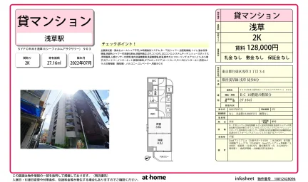 Modern 2K Condo in Asakusabashi 0