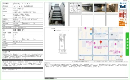 コンフォリア心斎橋EAST 1102号 0