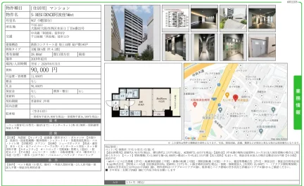 S-RESIDENCE阿波座Vest 907号 0
