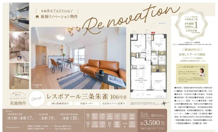 レスポアール三条朱雀 106号 0