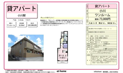 Studio Condo Near Station in Ogawa higashicho 0