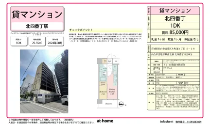 デュオフラッツ仙台木町通エアリ 0