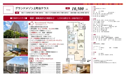 グランドメゾン上町台テラス 9階 0