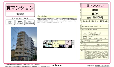 1LDK Condo Near Station in Ishiwara 0