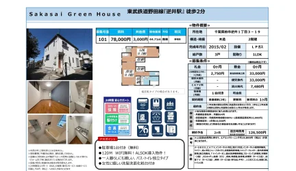 Sakasai Green House 101号 0