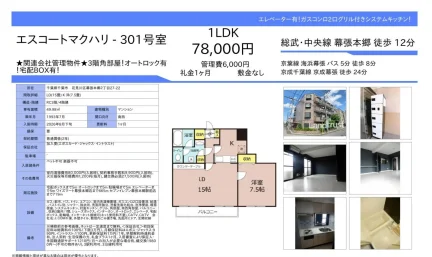エスコートマクハリ 301号 0