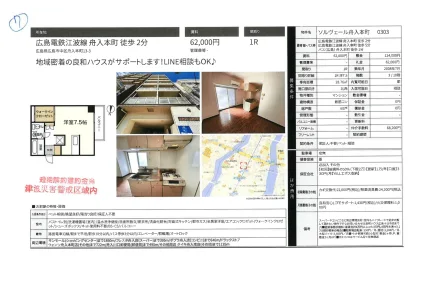 ソルヴェール舟入本町 0303号 0