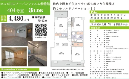 コスモ川口アーバンフォルム参番館 404号 0