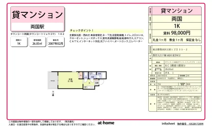 Studio Condo Near Station in Ishiwara 0