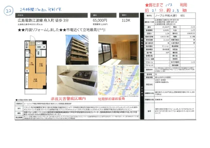 ノーブル平和大通り 601号 0