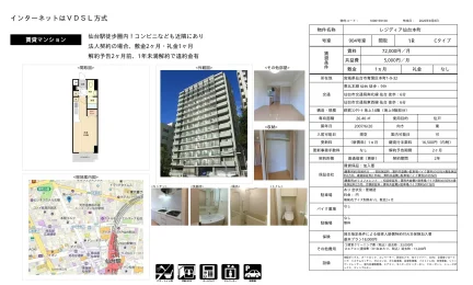 レジディア仙台本町 904号 0